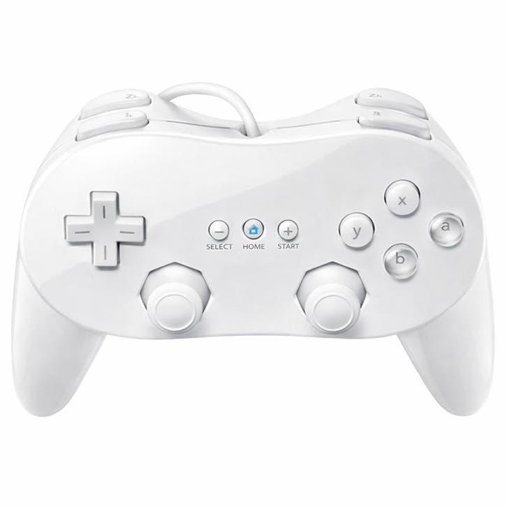 Classic Pro Controller voor Wii - Wit (Nieuw), Spelcomputers en Games, Spelcomputers | Nintendo Consoles | Accessoires, Nieuw