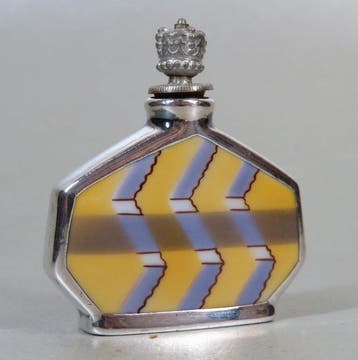 Chique Art Deco parfumflesje (Crowntop) - Parfumfles -