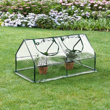 [en.casa] Tuinkas Laubach kweekkas 120x60x60 cm transparant, Verzenden, Nieuw