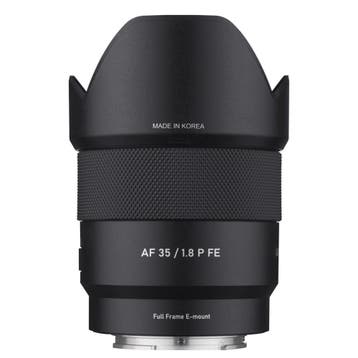 Samyang AF 35mm F1.8 P Sony FE, Ophalen of Verzenden, Nieuw, Groothoeklens
