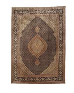 Groot Perzisch tapijt Tabriz Mahi 355x255 wollen vloerkleed, Groot Perzisch tapijt Tabriz handgeknoopt wollen vloerkleed Iran