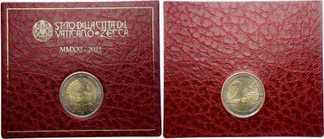 2 Euro 2021 Vatikan 700 Todestag Von Dante Alighieri, Postzegels en Munten, Verzenden