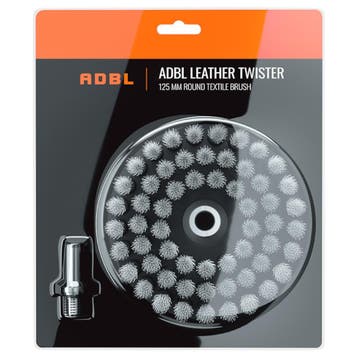 ADBL Leather Twister 125mm – Ronde Leder Reinigingsborstel, Verzenden