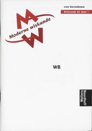 Moderne wiskunde Vwo bovenbouw wiskunde B2 1 Werkblok, Verzenden, Gelezen
