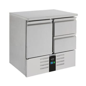 Horeca koelwerkbank | 2 laden | A  Label |  Met verdamper..., Verzenden, Nieuw in verpakking