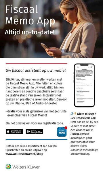 Fiscaal Memo / juli 2024 9789013175196, Boeken, Verzenden, Zo goed als nieuw