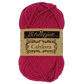 Scheepjes Cahlista - 192 scarlet - Katoen Garen, Ophalen of Verzenden, Nieuw