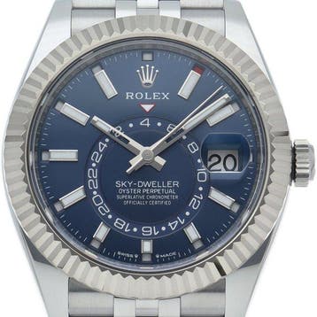 Rolex - Sky-Dweller Watch Jubilee Blue - 336934 - Heren -, Sieraden, Tassen en Uiterlijk, Horloges | Heren, Nieuw