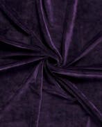 Fluweel Stretch Paars, Nieuw, Paars