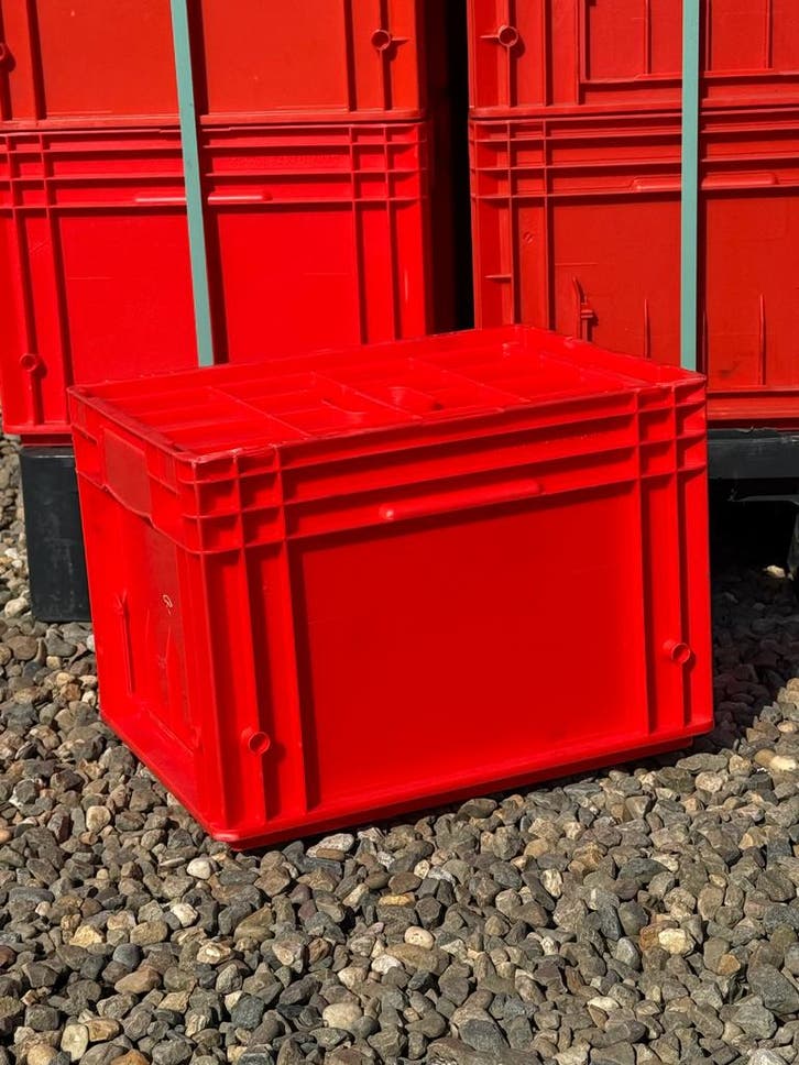 Stapelbak Euronorm gebruikt- 400 x 300 x H 270 mm (verste..., Zakelijke goederen, Kantoor en Winkelinrichting | Magazijn, Stelling en Opslag