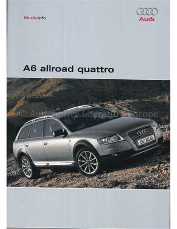 2006 AUDI A6 ALLROAD QUATTRO HARDCOVER PERSMAP DUITS, Nieuw, Audi, Author
