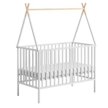 Baby Bed - Beukenhout - Verstelbaar - Inclusief Matras, Kinderen en Baby's, Ophalen of Verzenden, Nieuw
