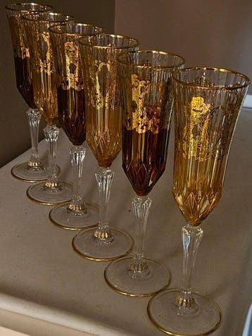 ISMIE LUX - Drinkservies (6) - luxe onschatbare juwelen
