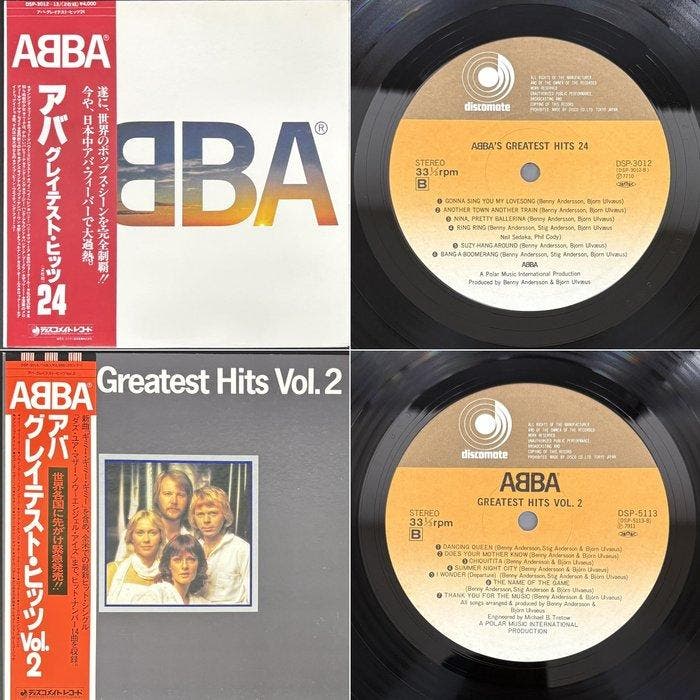 ABBA - ABBAs Greatest Hits 24 / Greatest Hits Vol. 2 -, Cd's en Dvd's, Vinyl Singles