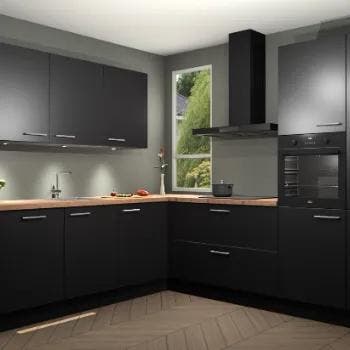 Zwarte keuken Bagdad 127464, Verzenden, Nieuw