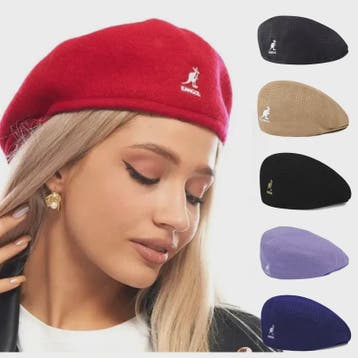 Luxe Gebreide Baret Hoed Dames Heren - Ademend Wol Blend Vie, Verzenden, Nieuw