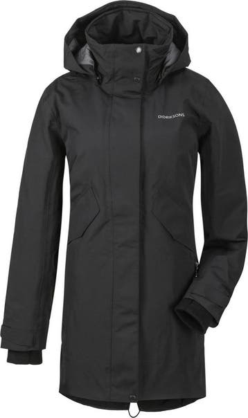 Didriksons - Maat 38 - Tanja Wns Parka 4 - Black - Vrouwen, Kleding | Dames, Jassen | Winter, Verzenden, Nieuw