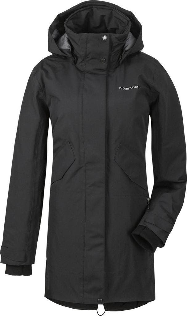 Didriksons - Maat 38 - Tanja Wns Parka 4 - Black - Vrouwen, Kleding | Dames, Jassen | Winter, Verzenden