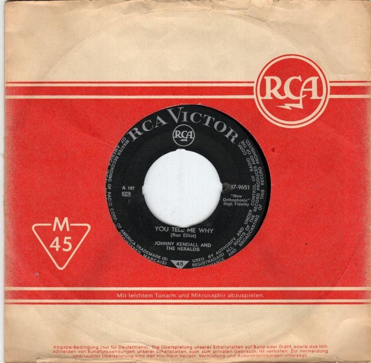 Johnny Kendall - You Tell Me Why + Why Not Stop And Dig...., Cd's en Dvd's, Vinyl Singles