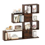 LIVSK Boekenkast Ladderstijl - 5 Niveaus - Houten Constructi, Huis en Inrichting, Kasten | Vitrinekasten, Verzenden, Nieuw