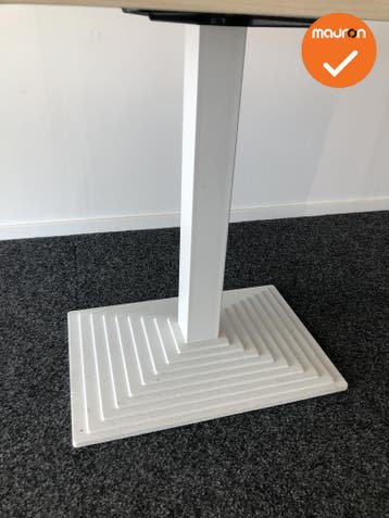 Vergadertafel - Rechthoekig - 140x80cm - Ahorn melamine - Me, Vergader- of Presentatieruimte, Ophalen of Verzenden, Gebruikt, Tafel