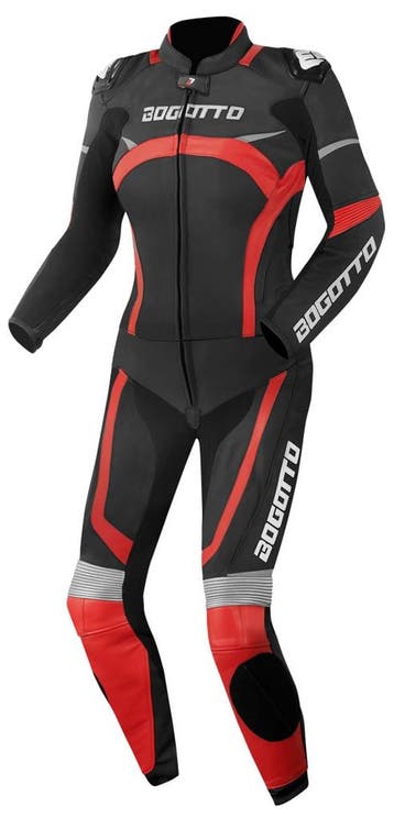BogottoMisanoDamesZwartRood2-DeligMotorpak, Dames, Nieuw met kaartje, Bogotto, Combipak