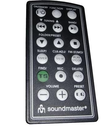 Afstandsbediening Soundmaster mcd1700, Audio, Tv en Foto, Afstandsbedieningen, Origineel, Nieuw, Ophalen of Verzenden