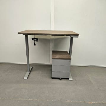 NIEUW elektrisch zit-sta bureau incl ladeblok | kleur blad a, Ophalen of Verzenden, Nieuw