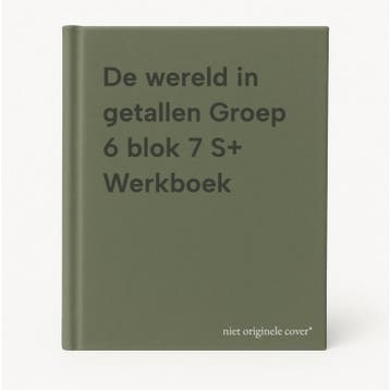 De wereld in getallen Groep 6 blok 7 S+ Werkboek, Verzenden, Zo goed als nieuw