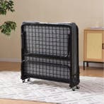Opvouwbaar Bed 90x190 cm met 10 cm Geheugenschuim en Wieltje, Verzenden, Nieuw