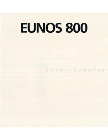 1993 EUNOS 800 BROCHURE ENGELS, Boeken, Auto's | Folders en Tijdschriften, Nieuw, Mazda, Author