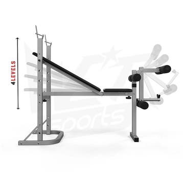 Fitness Halterbank Set 165cm | Premium | OP=OP, Sport en Fitness, Fitnessapparatuur, Rug, Krachtstation, Nieuw, Ophalen of Verzenden