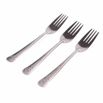Benson Set van 3 vorken - chroomkleurig - duurzaam en sti..., Ophalen of Verzenden, Nieuw
