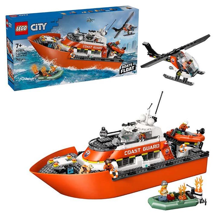 LEGO City - Coast Guard Rescue Boat & Helicopter 60504, Kinderen en Baby's, Speelgoed | Duplo en Lego, Ophalen of Verzenden