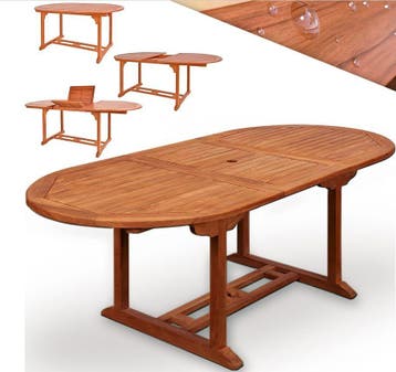 Tuintafel Vanamo Eucalyptushout 150-200x100x74cm FSC®-gec.., Verzenden, Nieuw