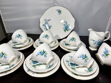 Royal Albert - Theeservies (21) - Been - Vergeet mij niet /