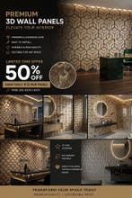 3D wandpanelen, Verzenden, Nieuw, Wandbord of Wandpaneel