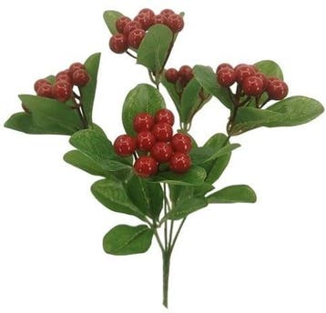 Bessentak Rood Kunstbloem 32 cm per stuk, Huis en Inrichting, Woonaccessoires | Kunstplanten en Kunstbloemen, Ophalen of Verzenden