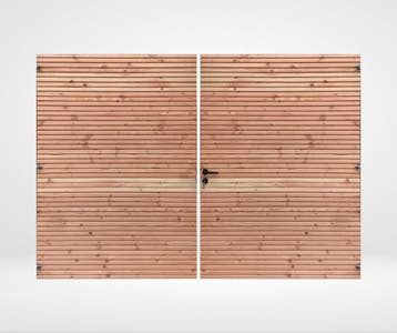 Dubbele Tuinpoort Triple profiel Douglas Horizontaal, Ophalen of Verzenden, Nieuw