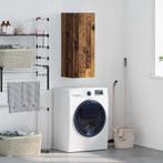 vidaXL Wandkast Oud Hout 34,5 x 34 x 90 cm Bewerkt hout, Minder dan 50 cm, Verzenden, Nieuw, Minder dan 100 cm