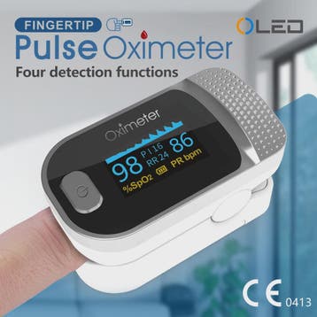 Vinger Pulse Oximeter met OLED Display - Meet Zuurstofsatura, Verzenden, Nieuw