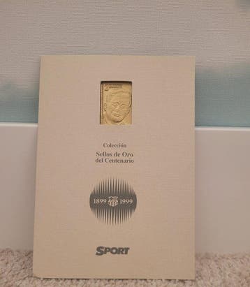 FC Barcelona - 1999 - Sello de Oro 24 K Kubala, Nieuw