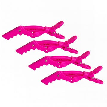 Framar  Gator Grips Haarclips  Roze 4 st, Verzenden, Nieuw