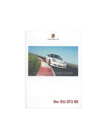 2004 PORSCHE 911 GT3 RS BROCHURE DUITS, Nieuw, Porsche, Author