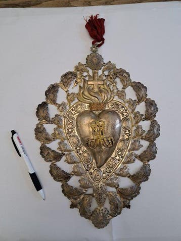 Antiek Votiefgeschenk - .925 zilver - 1920-1930, Antiek en Kunst