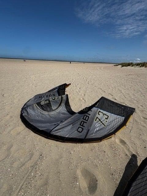 North Orbit Ultra Kite 7.3, Watersport en Boten, Kitesurfen, Kite, Gebruikt, 7 m², Ophalen of Verzenden