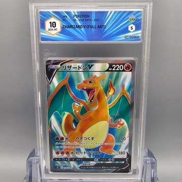 Pokémon Graded card - Charizard V (Full Art) SR - Graad 10, Nieuw