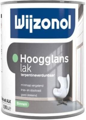 Wijzonol Hoogglanslak Binnen Terpentineverdunbaar 500 ml, Ophalen of Verzenden, Nieuw