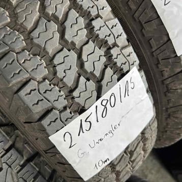 2 x Goodyear Wrangler 215-80-15 4 Seizoenbanden 10mm, 15 inch, Ophalen of Verzenden, All Season, Band(en)