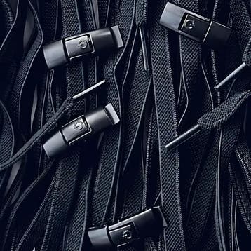 Elastische veters - Zwart • 120  cm x 8 mm, Kleding | Heren, Ophalen of Verzenden, Nieuw